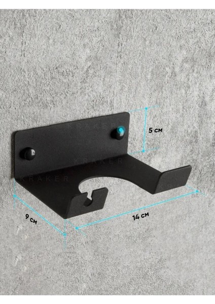 Saç Kurutma Makinesi Askısı, Metal, Siyah modelleri