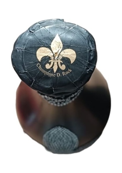 Şampanya Şişesi D.rock Blanc De Blanc Brut, Dekoratif Şişe, Dekoratif Boş Içki Şişesi