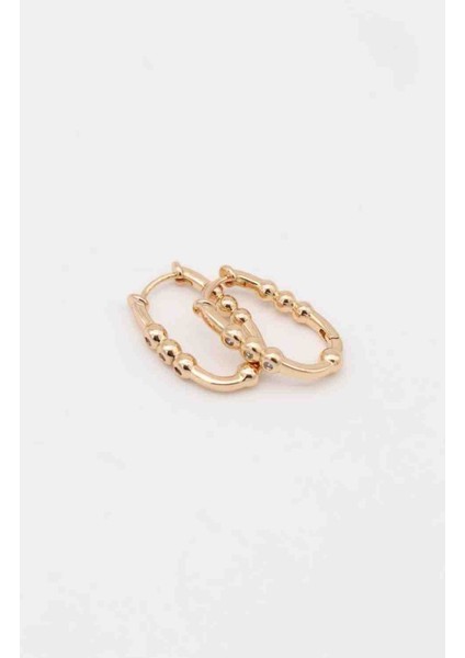 SHESRA Vip Üçlü Taş Oval Küpe