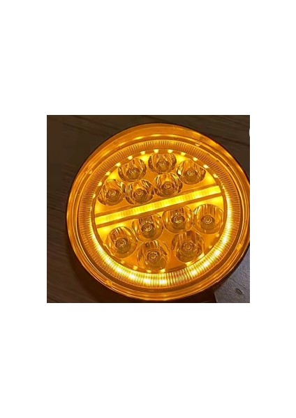 27W Yuvarlak Traktör Iş Makinası Kepçe Tır LED Lamba, Sis Farı ve Çalışma Lambası