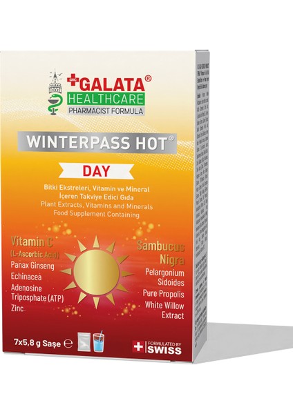 Wınterpass Hot Day Ginseng,atp,vitamin,mineral Içeren 7şase