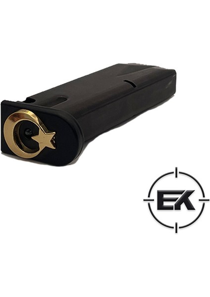Şarjör Altı Metal Bayraklı Kapak - Sarsılmaz Kılınç 2000 Light Mega P8L-S modelleri