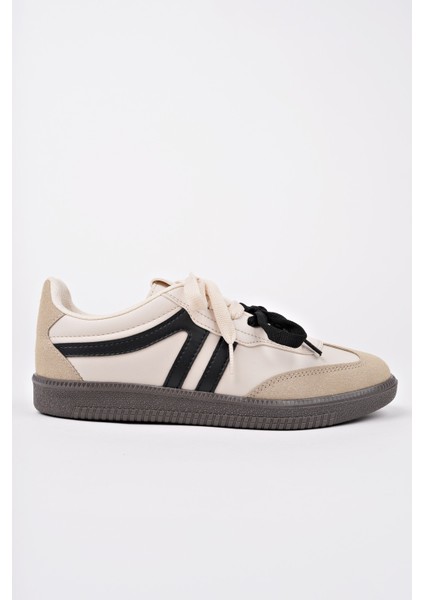 Retro Çift Bağcıklı Günlük Kadın Sneaker Spor Ayakkabı
