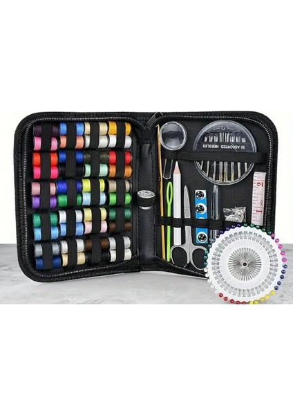 Çantalı Dikiş Kutusu Seti, Iplik Seti, Iğne Seti indirimleri