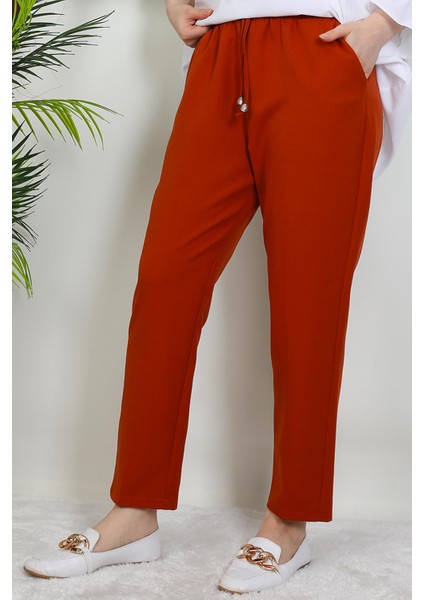 Beli Lastikli Pantolon Turuncu fırsatları
