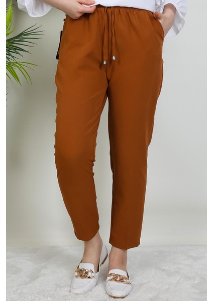 Beli Lastikli Pantolon Hardal fırsatları