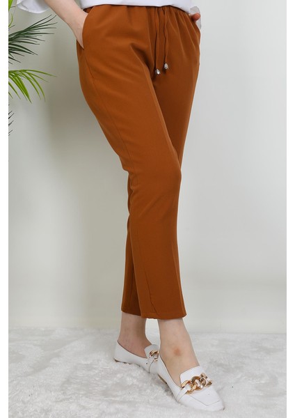 Beli Lastikli Pantolon Hardal indirimleri
