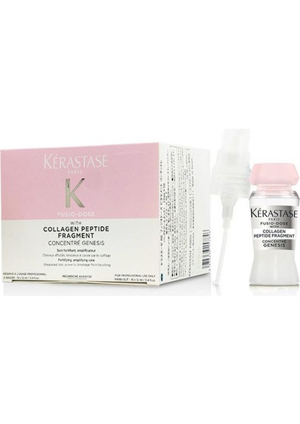 Fusio Dose Concentre Genesis Koparak Dökülen Zayıf Saçlar Için 10X12ML
