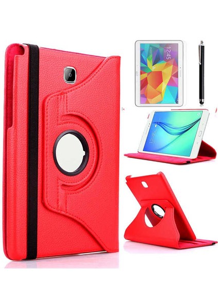 Galaxy Tab A T580 10.1 Uyumlu Dönebilen Standlı KILIF-KIRMIZI-8680436146637-OTNV10996