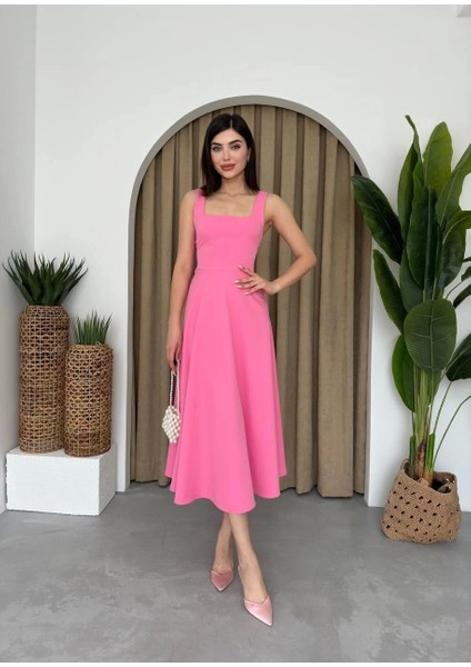 my Neapolitan Askılı Elbise