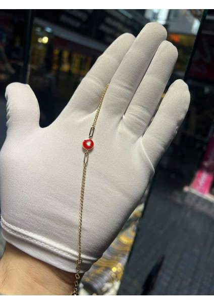 14 Ayar Altın Bileklik Kalp Figürlü modelleri