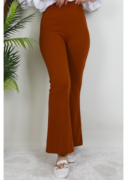 Beli Lastikli Ispanyol Pantolon Hardal fiyatları