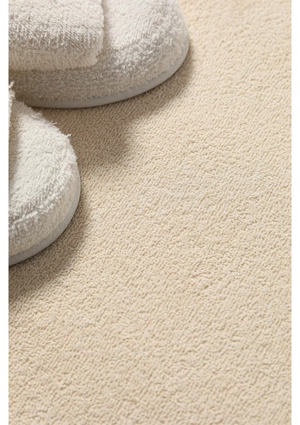 Dantelli Kaydırmaz Banyo Paspas Takımı 2'li, Bej, 60x100, İnce Hav, Kaymaz Taban fırsatları