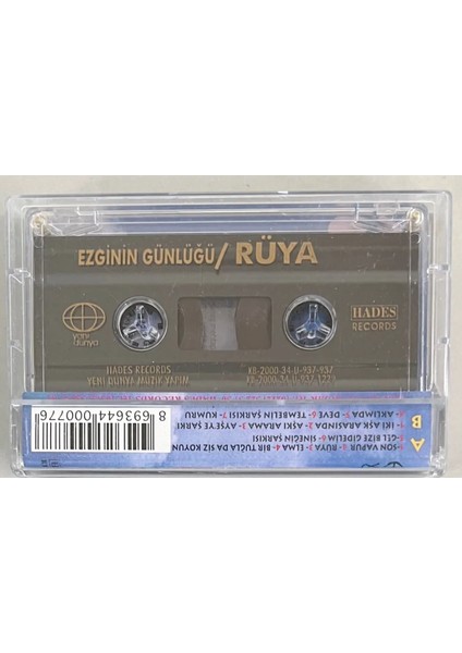 Ezginin Günlüğü Rüya Kaset (Orjinal Dönen Baskı)