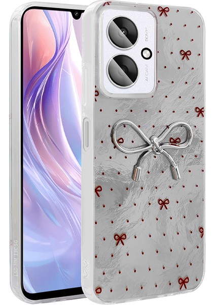 Xiaomi Redmi 13C Kılıf Kamera Korumalı Figürlü Zore Ponti Silikon Kapak
