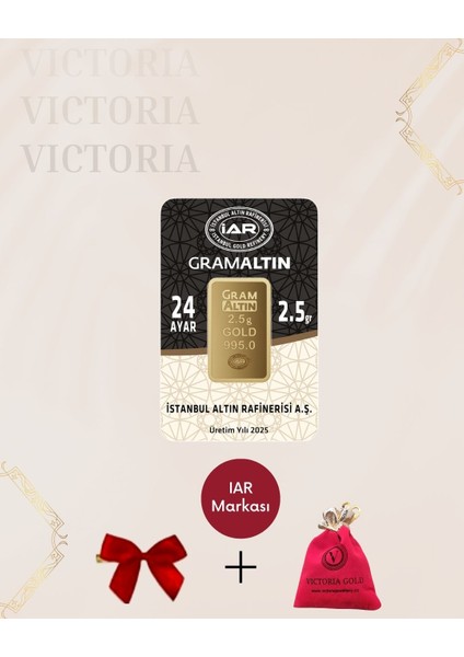 Gold 1 Adet 2.5 gr 24 Ayar (995) Altın