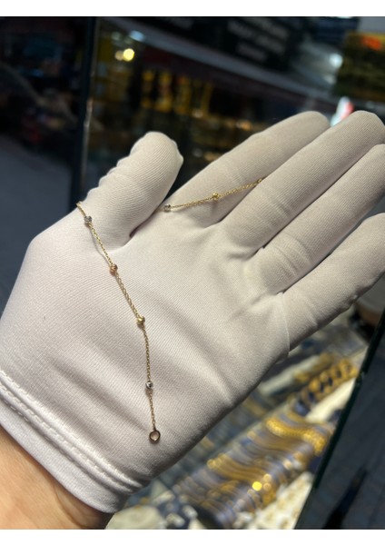 14 Ayar Altın Bileklik Renkli Dorikalı fiyatları