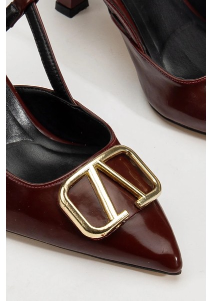 Rugan Toka Detaylı Ince Topuklu Abiye Gece Ayakkabısı fırsatları