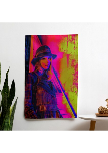 Andy Warhol Modern Sanat Duvar Örtüsü - Canlı Süblimasyon Baskı, Ranforce Kumaş, Hafif Pamuk
