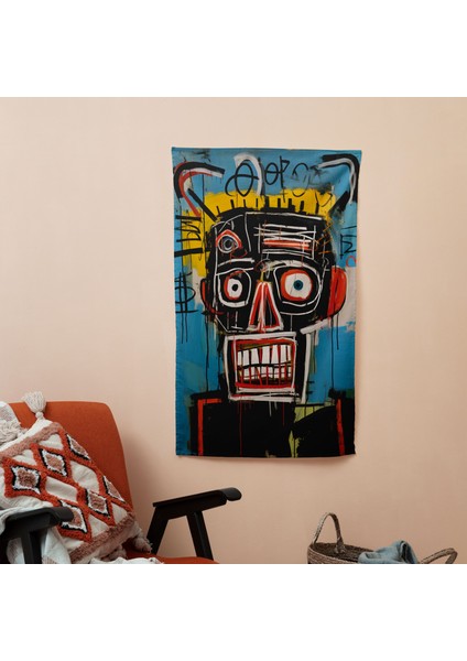 Ham Duygusal Neo-Ekspresyonizm Duvar Örtüsü | Canlı Renkler | Ranforce Kumaş | Hafif Kumaş fiyatları