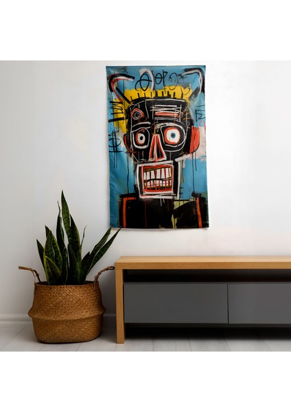 Ham Duygusal Neo-Ekspresyonizm Duvar Örtüsü | Canlı Renkler | Ranforce Kumaş | Hafif Kumaş modelleri