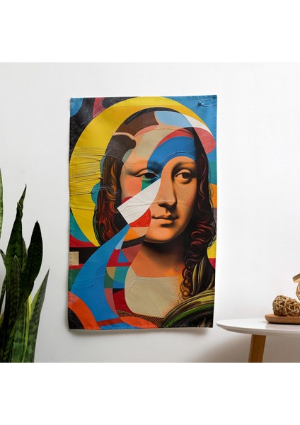 Popart Eğlenceli Klasisizm: Canlı Kumaş Duvar Örtüsü - Pamuk Sırt ve Polyester Ön - Ranforce