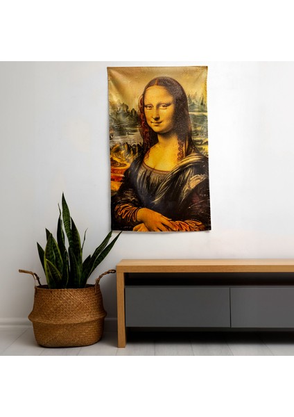 Pop Art Klasisizm Fusion Duvar Örtü - Canlı Süblimasyon Baskı, Pamuk Arka ve Polyester