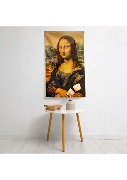 Pop Art Klasisizm Fusion Duvar Örtü - Canlı Süblimasyon Baskı, Pamuk Arka ve Polyester