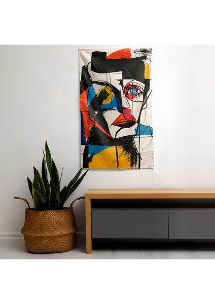 Dadaizm Yapısız Duvar Sanatı - Canlı Süblimasyon Baskı Kumaş Duvar Örtüsü fiyatları