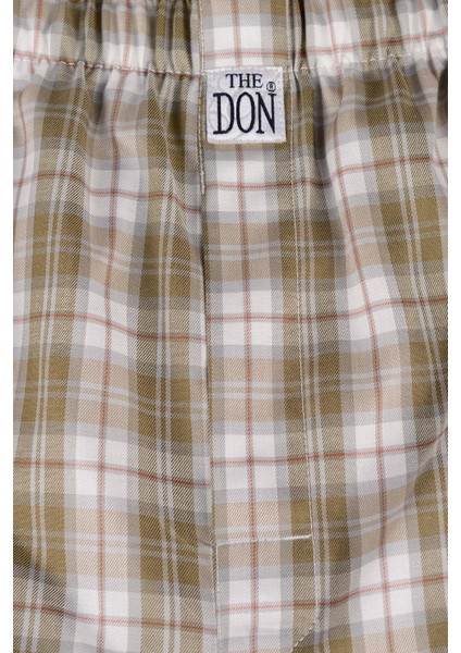 Poplin Erkek Boxer Rustik Ekose