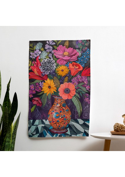 Klasisizm Pop Art Duvar Örtüsü - Pamuk Sırt, Polyester Ön - Canlı Renkler, Yatak Odası,
