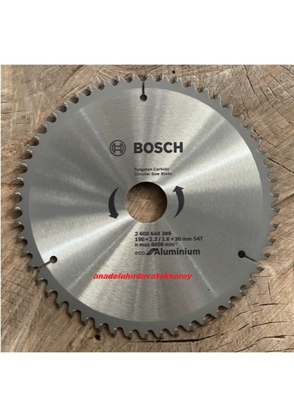 190MM SUNTA MDF KESİCİ ALÜMİNYUM PROFİL KESME TESTERESİ 54DİŞ