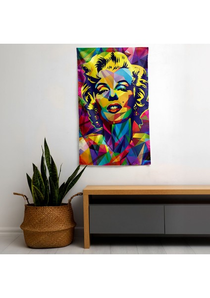 Popart Tarzı Dekoratif Duvar Örtüsü - Yatak Odası, Oturma Odası Veya Yurt Için Canlı