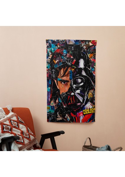 Popart Tarzı Kumaş Duvar Sanatı Örtü - Pamuk Sırt - Canlı Süblimasyon Baskı - Hafif Modern modelleri