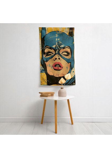 Popart Tarzı Çizgi Roman Kapakları Duvar Örtüsü | Canlı Renkler, Süblimasyon Baskı |