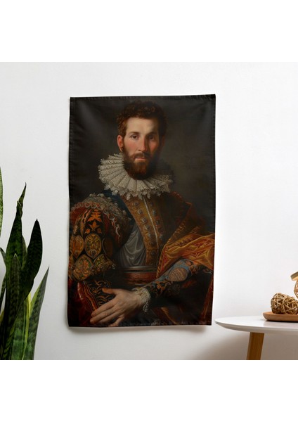 Raffaello Sanzio Modern Sanat Lı Duvar Örtüsü - Canlı Renkler, Ranforce Kumaş, Yatak Odası,