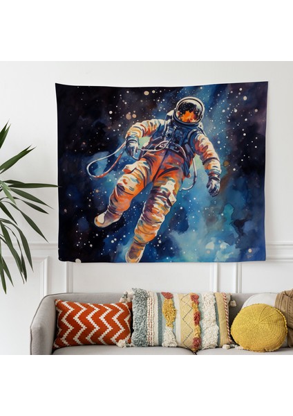 Stellar Serenity Duvar Örtüsü - Pamuk Sırt, Polyester Ön, Ranforce Kumaş - Canlı Renkler fiyatları