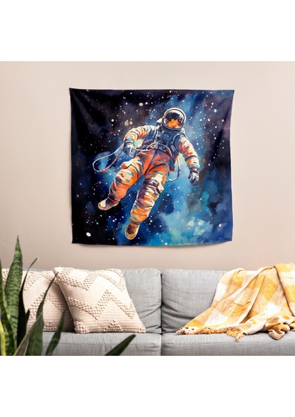 Stellar Serenity Duvar Örtüsü - Pamuk Sırt, Polyester Ön, Ranforce Kumaş - Canlı Renkler modelleri