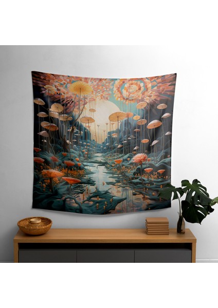 Bohemian Dreams Duvar Sanatı - Pamuk Sırtlı ve Polyester Ön Taraflı Canlı Süblimasyon