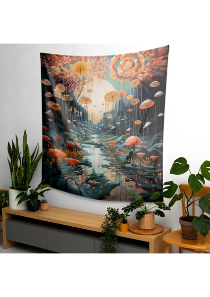 Bohemian Dreams Duvar Sanatı - Pamuk Sırtlı ve Polyester Ön Taraflı Canlı Süblimasyon fiyatları