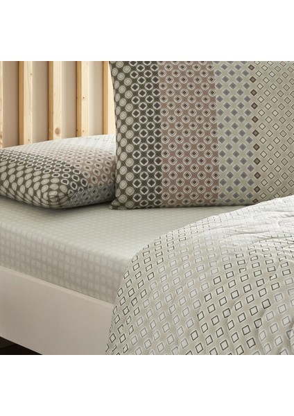 Ranforce Tek Kişilik Kapitone Nevresim Takımı Breeze Grı fiyatları