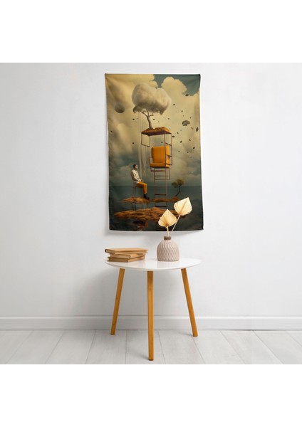 Gerçeküstü Düşler Duvar Örtüsü - Ranforce Kumaş - Canlı Renkler ve Süblimasyon Baskı fiyatları