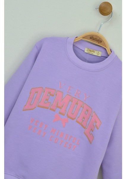 Lila “very Demure” Baskılı Sweatshirt (8-12 Yaş) fiyatları