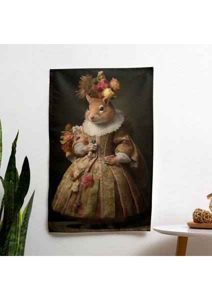 Animal Kingdom Duvar Örtüsü - Pamuk Sırt, Polyester Ön, Ranforce Kumaş, Canlı Renkler