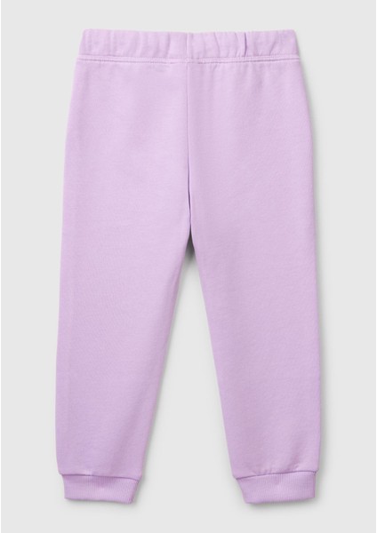 Kız Çocuk Lila Logo Işlemeli Eşofman Altı fiyatları