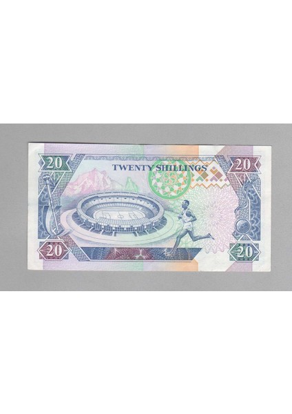 Kenya 20 Shillingi 1994 Pick # 31B – Unc