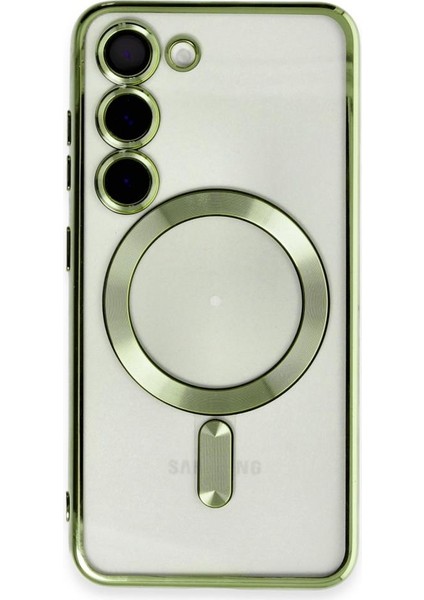 Samsung Galaxy S25 Kılıf Magsafe Kamera Lensli Korumalı Şeffaf Silikon Kapak indirimleri