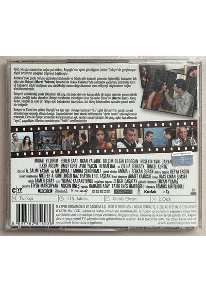 Güz Sancısı VCD (Dönem Baskı Cd)