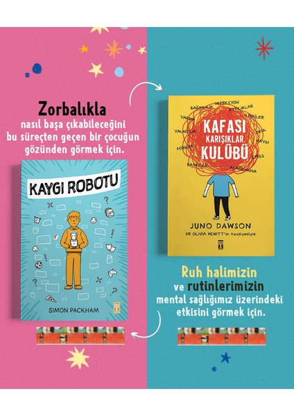 Kaygı Robotu, Kafası Karışıklar Kulübü (2kitap)
