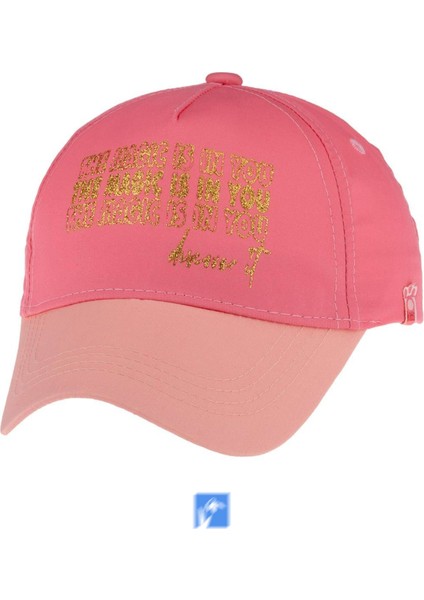 Sim Yazılı Kız Çocuk Şapka (4-8 Yaş ) ( 52 cm )